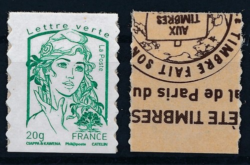 Timbre france adhesif 858a - france,