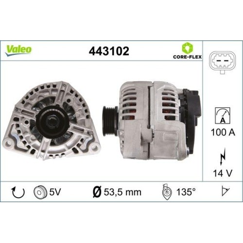 Alternateur valeo 443102 - valeo,