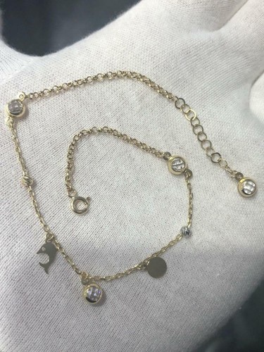 14k solide blanc - &, or