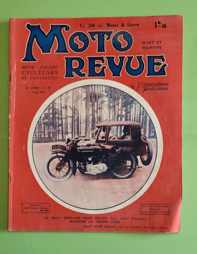 Moto revue 221 1927 - moto, ;