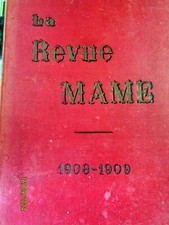 REVUE MAME ANNEE 1908 1909