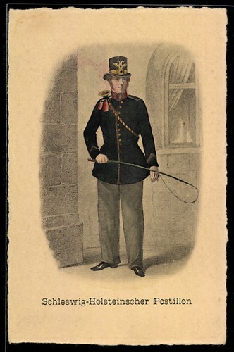 Carte postale postillon - carte,