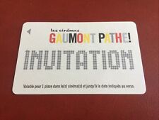 TELECARTE CARTE CINEMA GAUMONT, GAUMONT PATHÉ, PATHÉ.