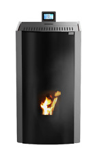 Woody Total Verre Poêle à Pellets Aquifère 18kW Chaudière Pelletkamin Wifi