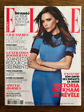 ELLE Octobre 2012 - Victoria BECKHAM - Mode HOMMES Look Chaussure Fashion Beaute
