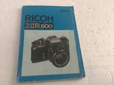 Mode d'emploi Ricoh XR 500