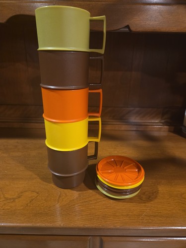 Vtg tupperware coffee - vtg, cups