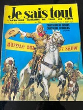 Je Sais Tout n°26 de 1969; Buffalo Bill; Chasseur de bisons, chasseur d'Indiens