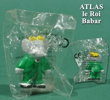 Editions Atlas, figurine du Roi Babar, hauteur 4 cm, en sachet fermé