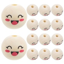  50 Pcs Grosses Perles En Bois