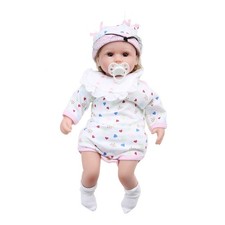 Soft Silicone Baby Dolls Full Body Lifelike Newborn Infant With Clothes Bath