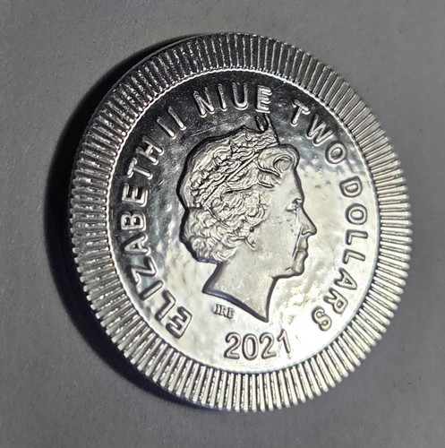 Pièce argent 999 - .999, elizabeth