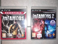 RARE Lot jeux vidéo Infamous