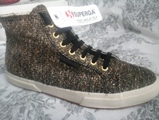 NEUF!!  SUPERGA gold TWEED