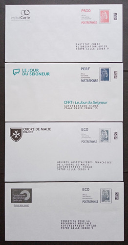 France enveloppes entiers - france, 4