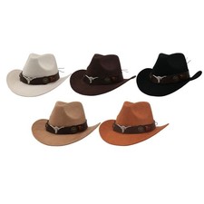 Western Cowboy Hat Cowgirl Chapeau pour le costume de fête sur le thème de
