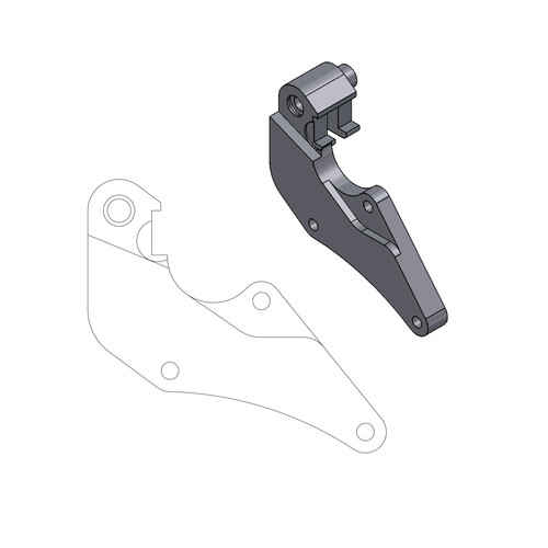 Adaptateur disque frein - de, de