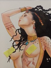 DESSIN ORIGINAL DEDICACE BD