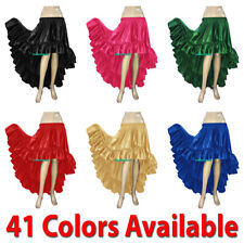 Satin Flamenco Jupes Ruche