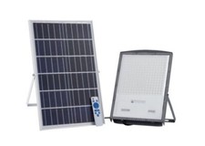 Projecteur Lampe LED 300 W Avec Panneau Solaire avec Télécommande 502456