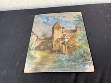 Tableau "Vue d’un village