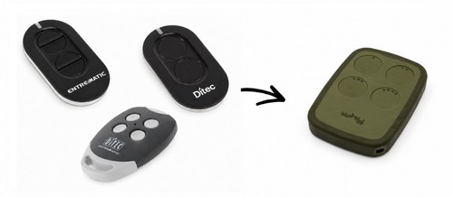 Télécommande copieuse ditec - télécommande,