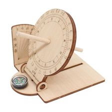 Horloge à Cadran  équatorial Pliant Jouet En Bois Jeunesse