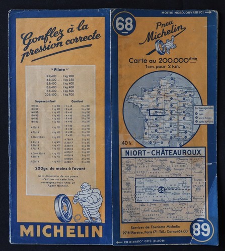 Carte michelin niort - 68,