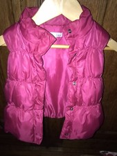 Gilet Doudoune Sans Manche Rose Fuschia 1 an  / 18 Mois