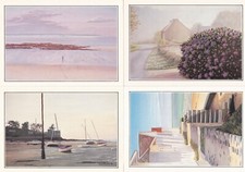 Lot 4 cartes postales