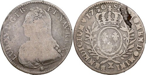 Louis demi écu aux - louis, xv,