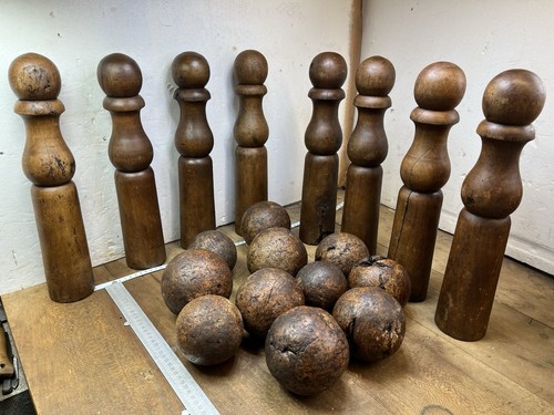 Ancien jeu quilles et - de,