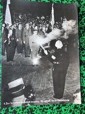 photo presse veillée Résistance sur tombe soldat Inconnu Arc de Triomphe Paris