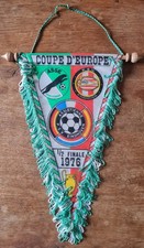 fanion football ASSE ST Etienne PSV Eindoven 1976 1/2 finale