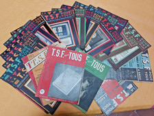 Lot 27 n° La TSF pour tous Professionnels de la Radio 1937 1943-44-45-46