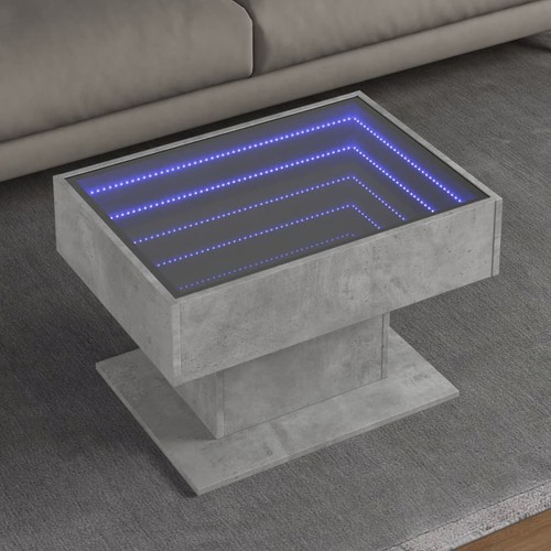 Table basse avec led - basse, infini
