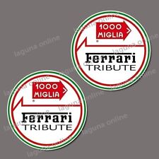 autocollant décalcomanie résistant aux intempéries logo ferrari tribute 1000m...