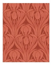 Art mural fleurs art nouveau