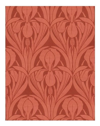 Art mural fleurs art nouveau