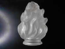 Ancien globe abat-jour verre