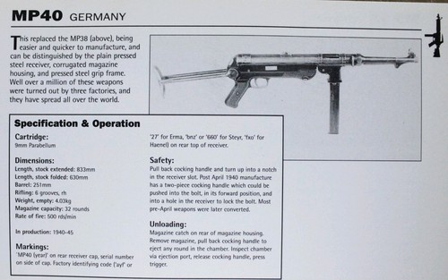 Gun weapon picture - mp-40,