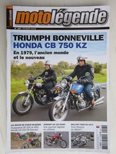 MOTO LEGENDE N°297 TRIUMPH BONNEVILLE-HONDA CB 750 KZ/ZÜNDAPP KS 125 SPORT