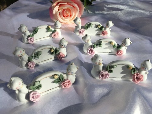 Anciens porte nom porcelaine - nom,