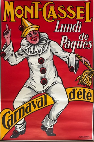 Affiche originale mont cassel - affiche,