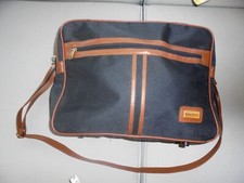 SACOCHE/SAC DE VOYAGE/VALISE CABINE/PORTE DOCUMENT/BANDOULIERE NOIR/CAMEL NEUF