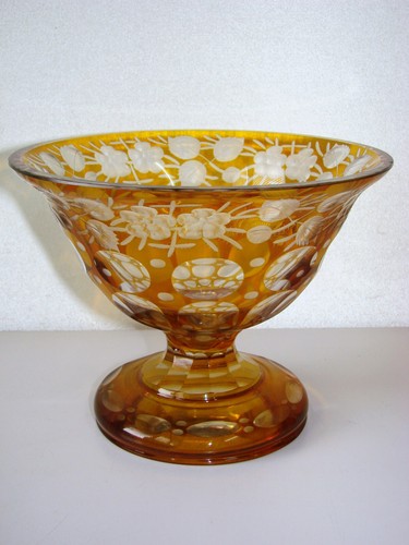Ancien compotier cristal - compotier,