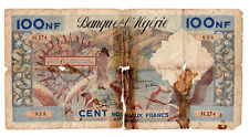 Algeria Algerie Billet 100 NF NOUVEAUX FRANCS 10/02/1961 P121 OISEAU PORT
