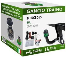 Attelage Fixe pour Mercedes ML