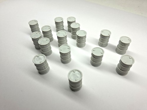 Lot fûts gris - 16,