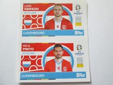 Sticker TOPPS UEFA EURO 2024 GERMANY - N° LUX 4/5 GERSON / PINTO